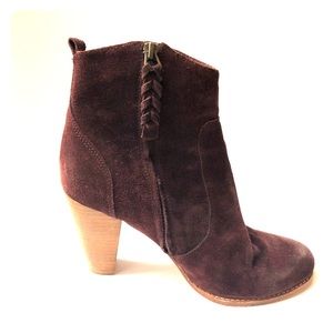 Joie maroon suede bootie - 39.5